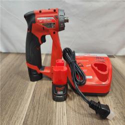 AS-IS- Milwaukee M12 FUEL Lithium-Ion 3/8 in. Cordless Installation Drill Driver Kit (2 Ah)