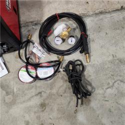 Houston Location -  AS-IS Lincoln Electric Weld-Pak 140 Amp MIG and Flux-Core Wire Feed Welder, 115V, Aluminum Welder with Spool Gun Sold Separately (NO GROUND CLAMPS) Appears good condition