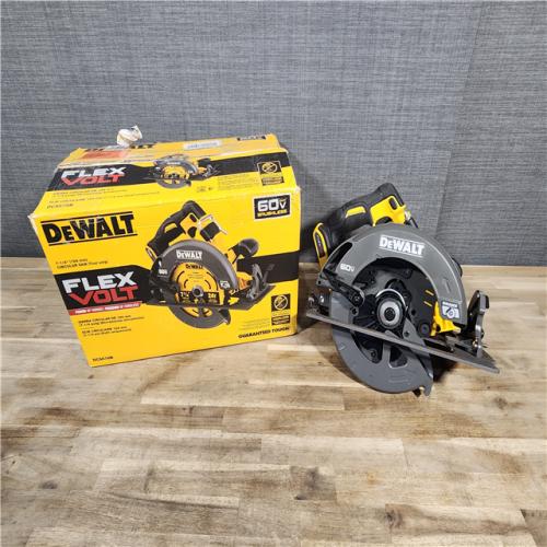 HOUSTON LOCATION - AS-IS DeWALT Flexvolt Max 7-1/4  60V Brushless Circular Saw DCS578B (Bare Tool)