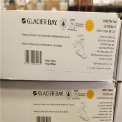 Phoenix NEW Glacier Bay Atterbury Single Hole Single-Handle High-Arc Bathroom Faucet in Matte Black Pallet (42-Faucet) RV: $4 578