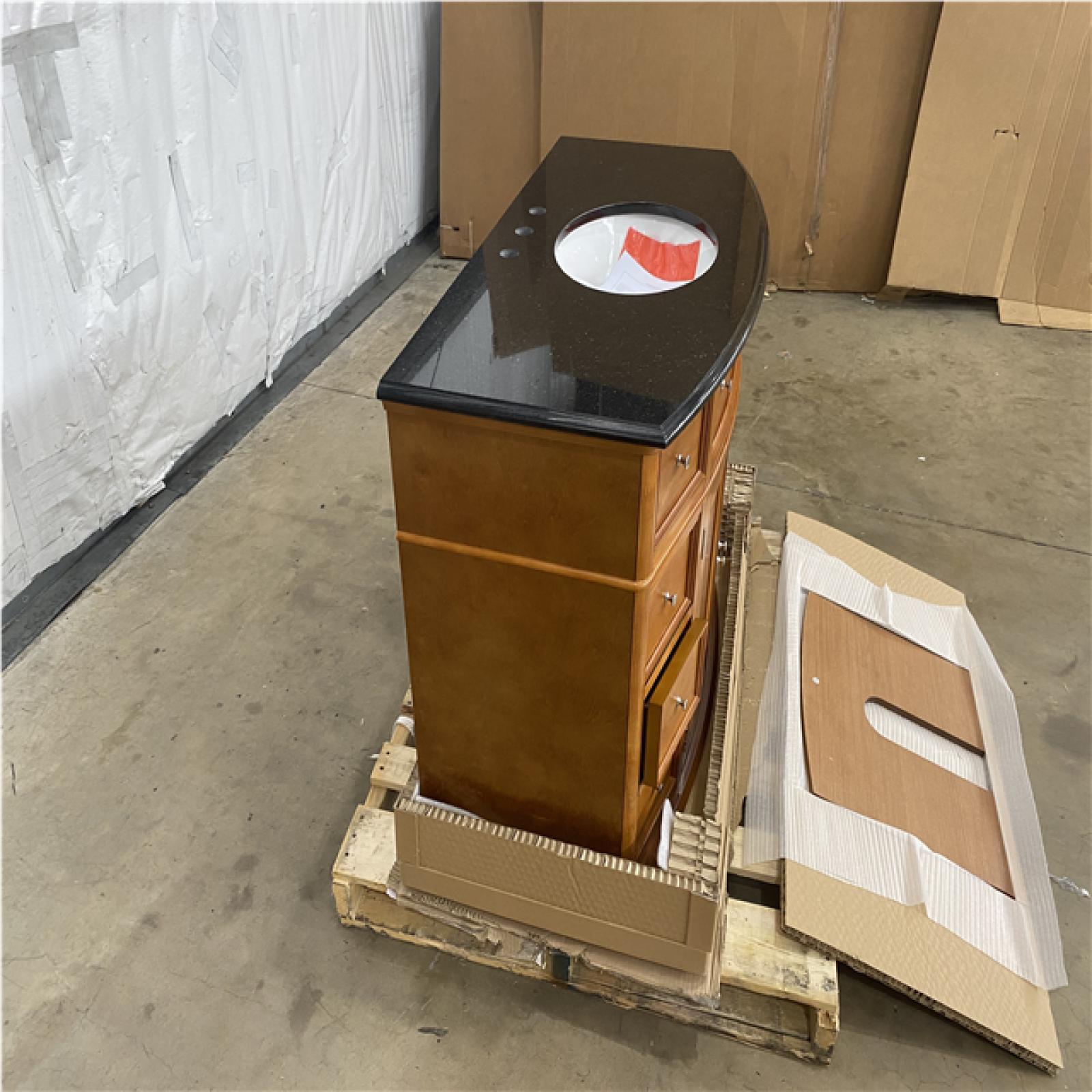 Houston Location - AS-IS home improvement pallet HAMPTON HARBOR 45 IN. W X 22IN. VANITY