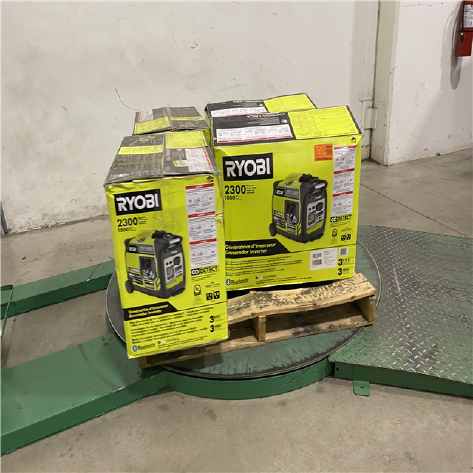 Dallas Location - As-Is RYOBI 2,300-Watt Gasoline Powered Generator(Lot Of 4)