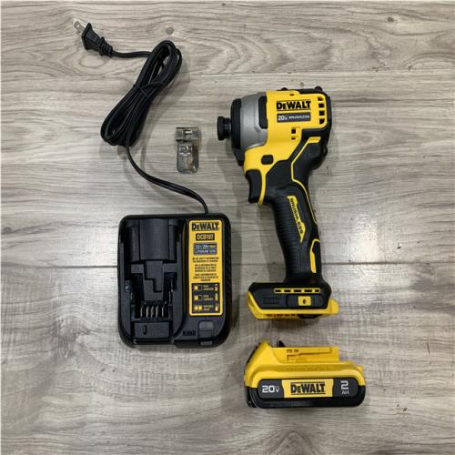 AS-IS DEWALT Atomic 20V Max Lithium-Ion Brushless Cordless Compact 1/4 in. Impact Driver Kit