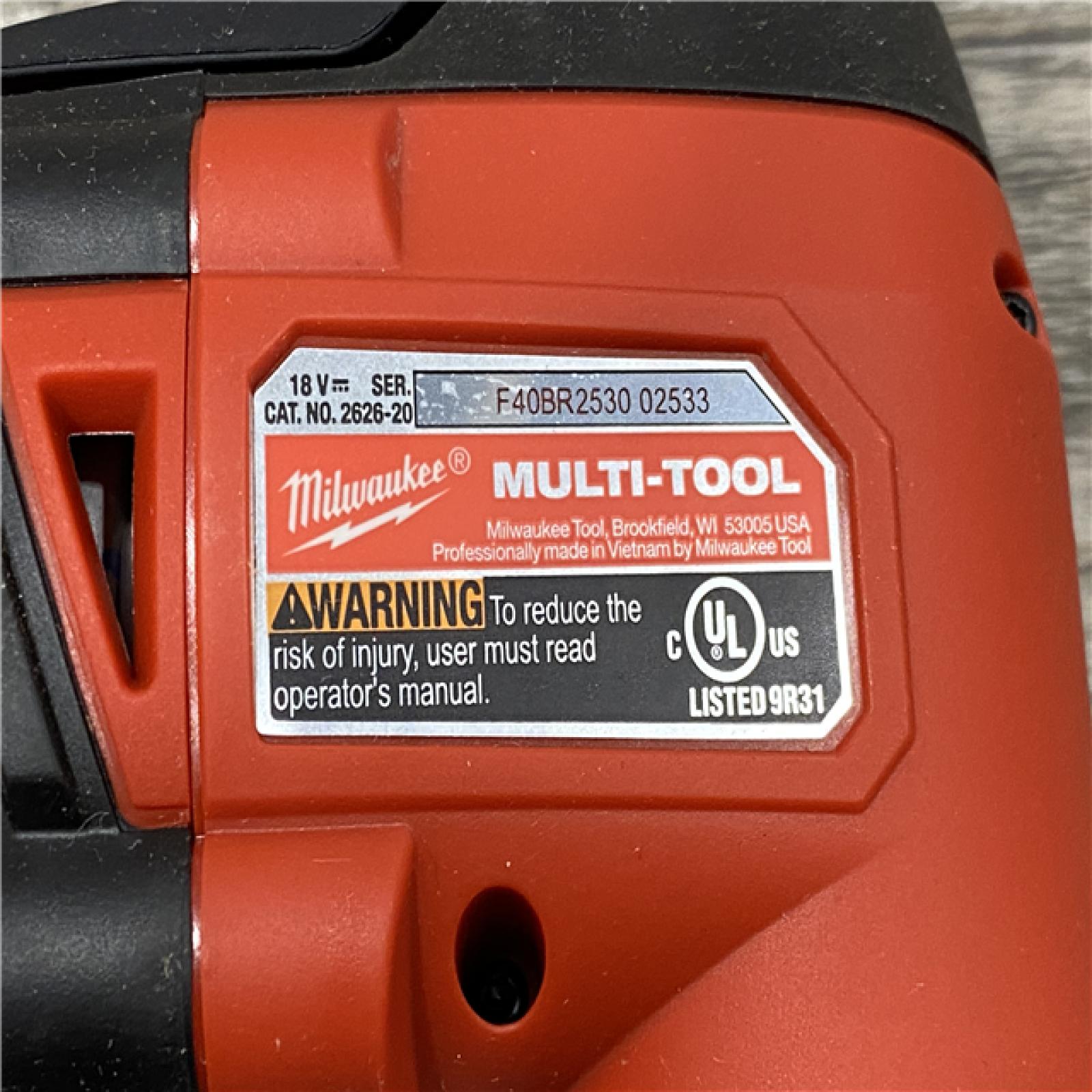 AS-IS Milwaukee 18V Lithium-Ion Cordless Oscillating Multi-Tool (Tool-Only)