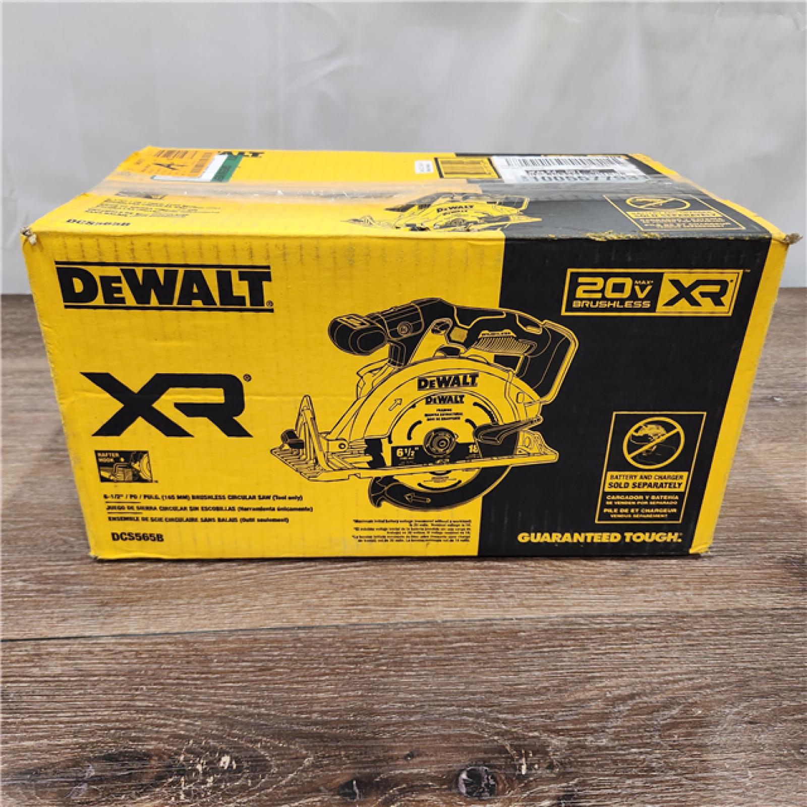 AS-IS DeWALT DCS565B 20V Max Brushless 6.5   Cordless Circular Saw NOT INCLUDED CHARGE & BATTERY