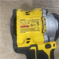 AS-IS DEWALT ATOMIC 20V MAX Cordless Brushless 1/2 in. Variable Speed Impact Wrench (Tool Only)