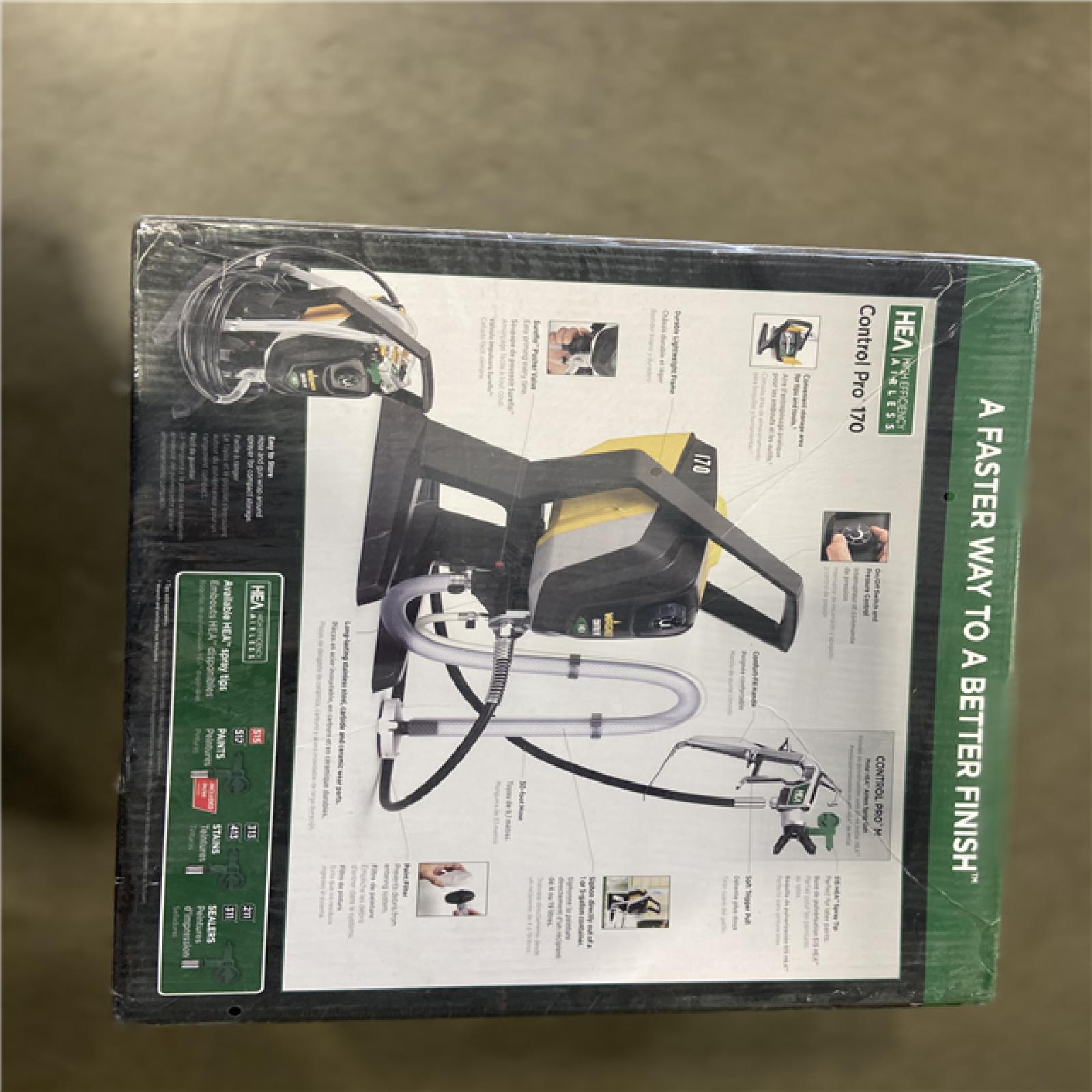 NEW! -  Wagner Control Pro 170 High Efficiency Airless Paint and Stain Sprayer