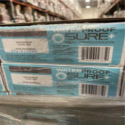 DALLAS LOCATION- NEW!- Sure+ Taupe Oak White Oak 1/4 in. T x 6.5 in. W Click Lock Wire Brushed Engineered Hardwood Flooring PALLET (32 UNITS)