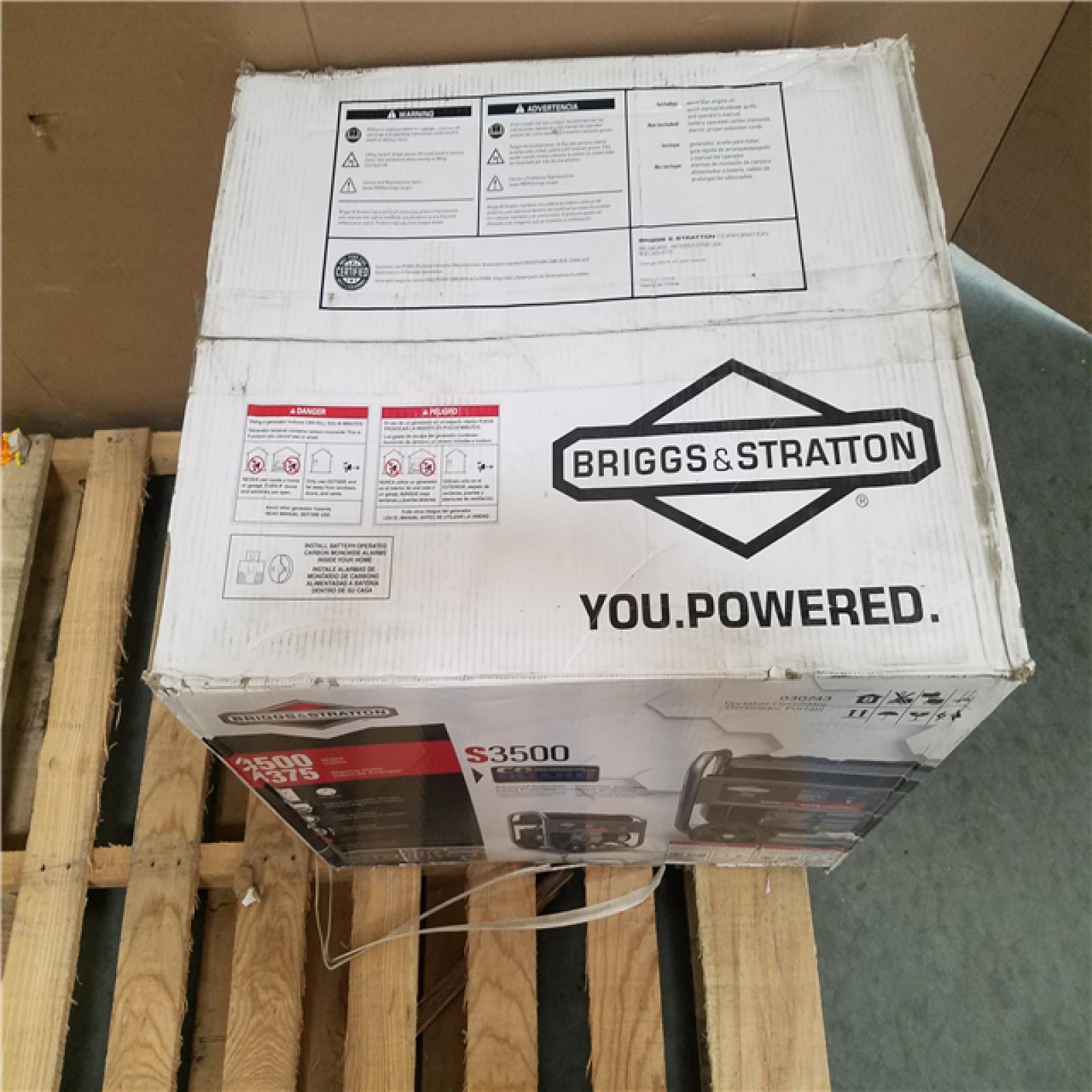 California AS-IS Briggs & Stratton Portable Generator