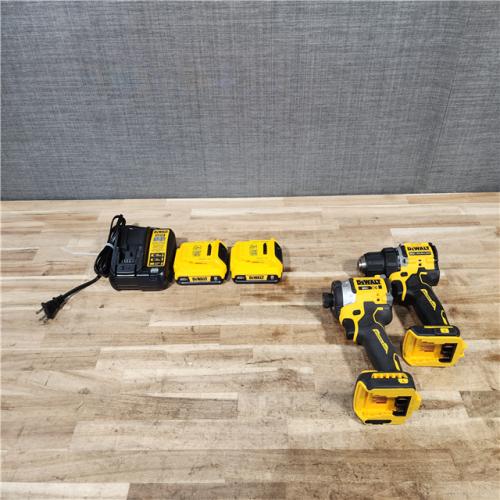 HOUSTON LOCATION - AS-IS DEWALT 2 TOOL COMBO KIT W/ (2) BATTERY & CHARGER