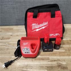 HOUSTON LOCATION - AS-IS Milwaukee FUEL 12-Volt Lithium-Ion Brushless Cordless Hammer Drill and Impact Driver Combo Kit