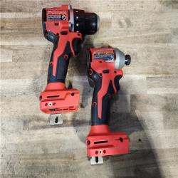 HOUSTON LOCATION - AS-IS Milwaukee M18 18V Lithium-Ion Brushless Cordless Compact Drill/Impact Combo Kit (2-Tool) W/(2) 2.0 Ah Batteries  Charger & Bag