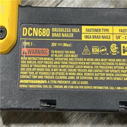 AS-IS DEWALT 20V MAX XR Lithium-Ion Electric Cordless 18-Gauge Brad Nailer (Tool Only)