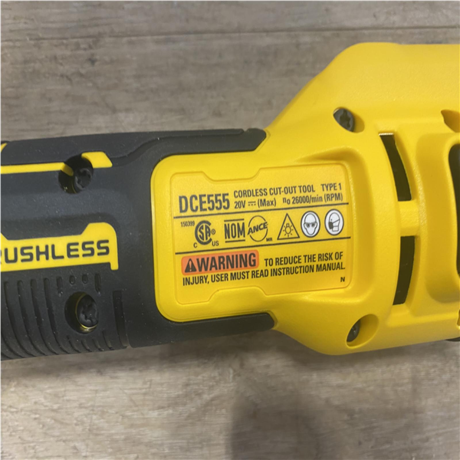 AS-IS DEWALT XR 20V Lithium-Ion Cordless Rotary Drywall Cut-Out Tool (Tool Only)