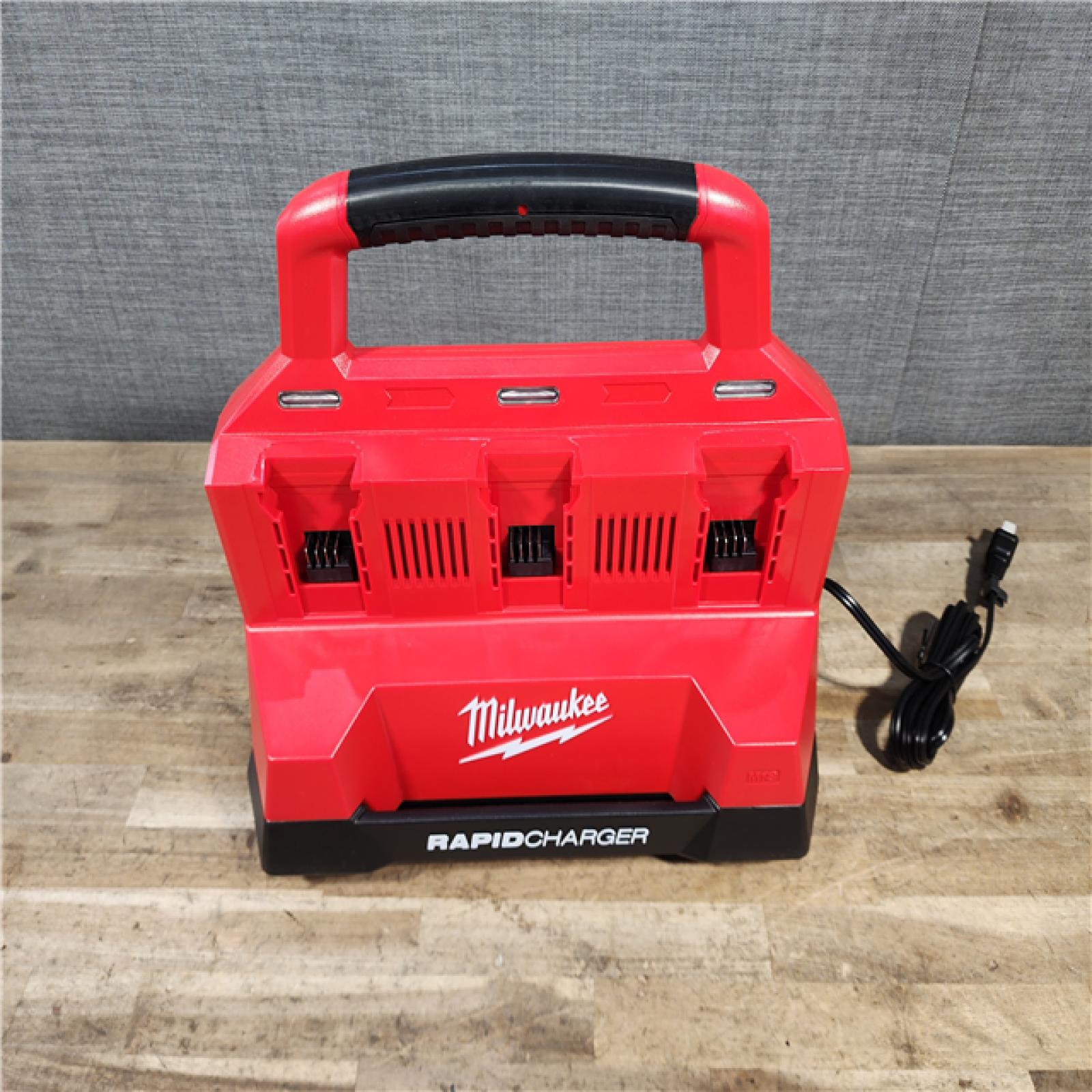 HOUSTON LOCATION - AS-IS Milwaukee M18 Packout Six Bay Rapid Charger