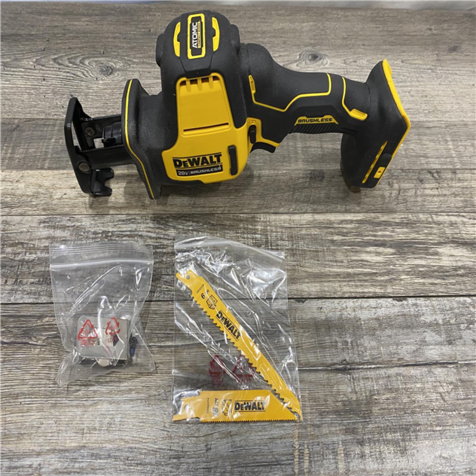 AS-IS DEWALT ATOMIC 20V MAX Cordless Brushless Compact Reciprocating Saw (Tool Only)