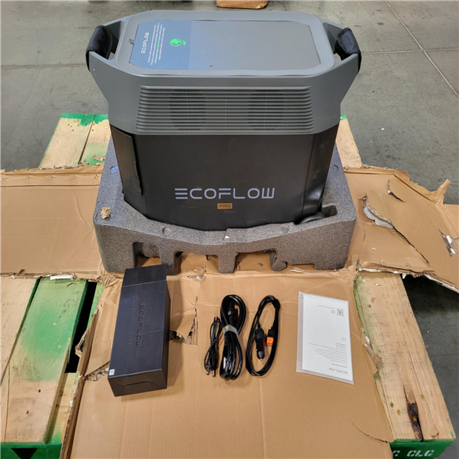 CALIFORNIA AS-IS ECOFLOW 7200W BATTERY GENERATOR