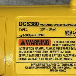 AS-IS DEWALT 20V MAX Cordless Reciprocating Saw (Tool Only)