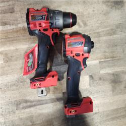 HOUSTON LOCATION - AS-IS Milwaukee M18 FUEL 18V Lithium-Ion Brushless Cordless Hammer Drill and Impact Driver Combo Kit