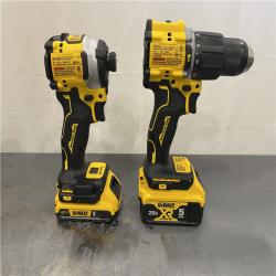 AS-IS - DeWalt ATOMIC 20V MAX Lithium-Ion Cordless 2-Tool Combo Kit