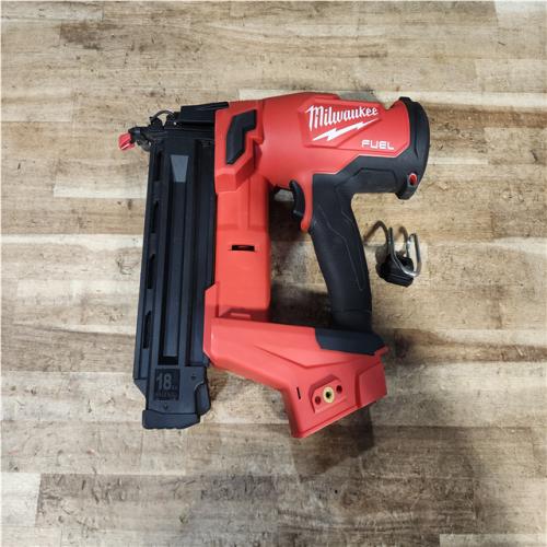 Houston Location AS-IS Milwaukee FUEL 18-Volt Lithium-Ion Brushless Cordless Gen II 18-Gauge Brad Nailer (Tool-Only)