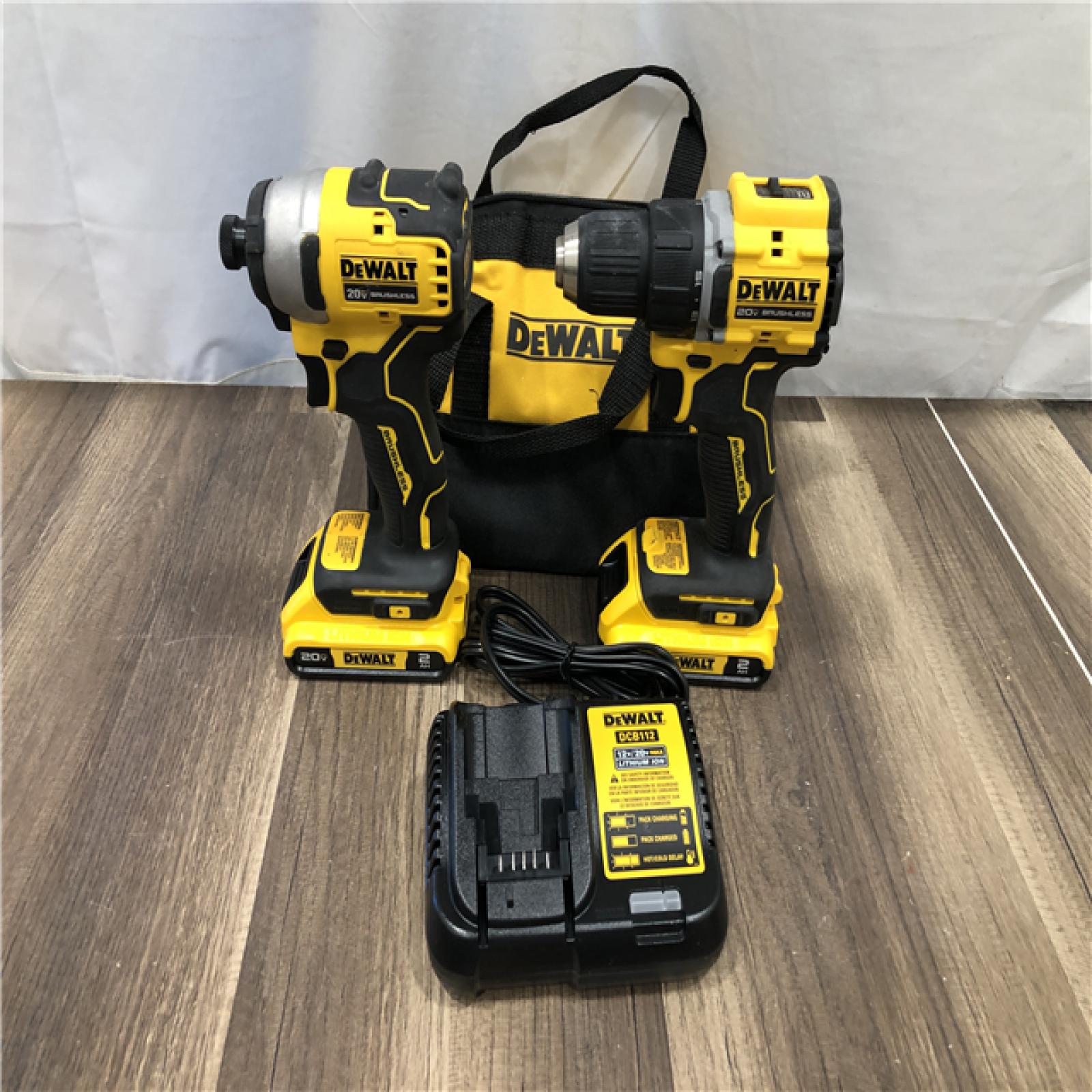 AS-IS DEWALT ATOMIC 20-Volt MAX Lithium-Ion Cordless Combo Kit