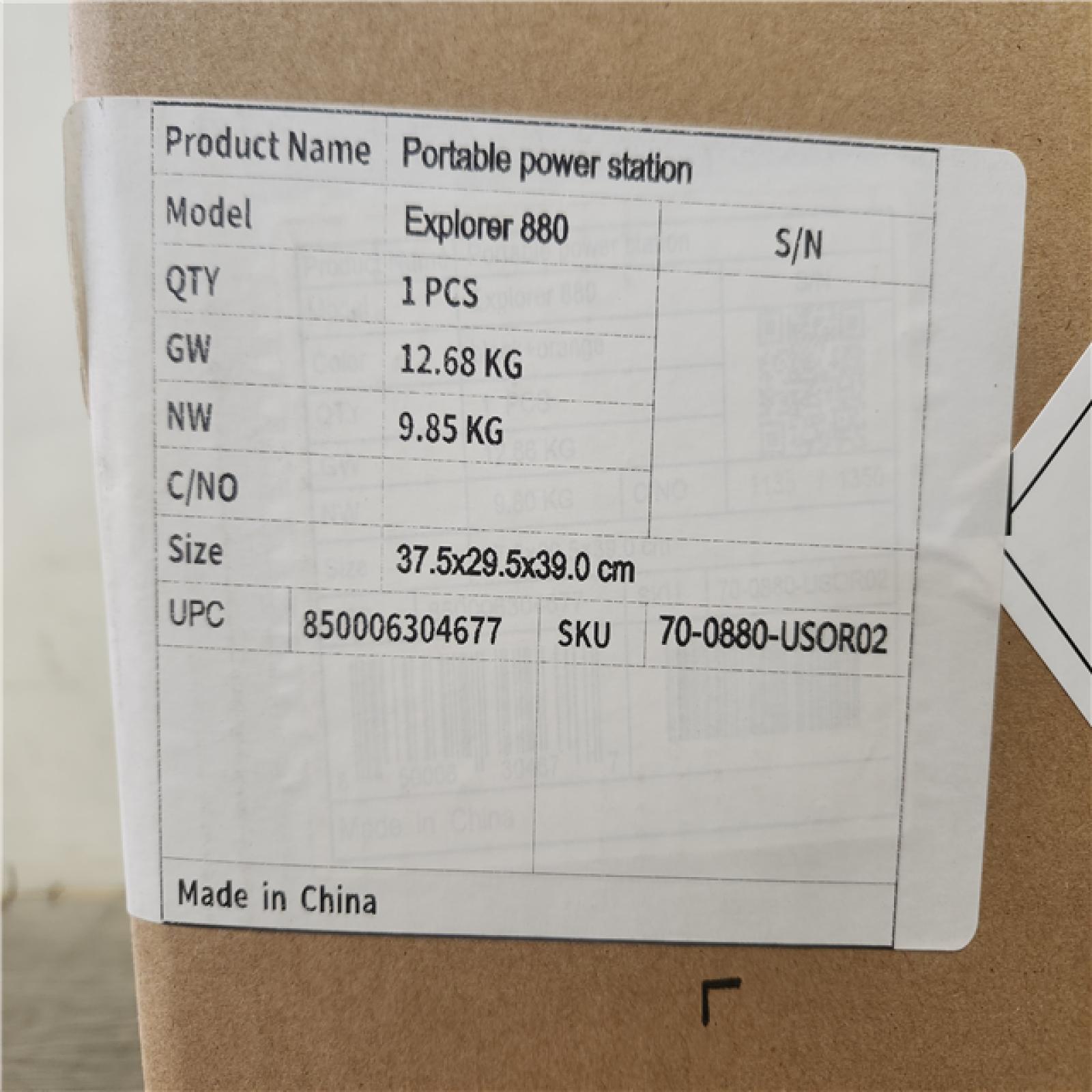 Phoenix NEW Jackery Explorer 880 Pro Portable Power Station (SEALED)