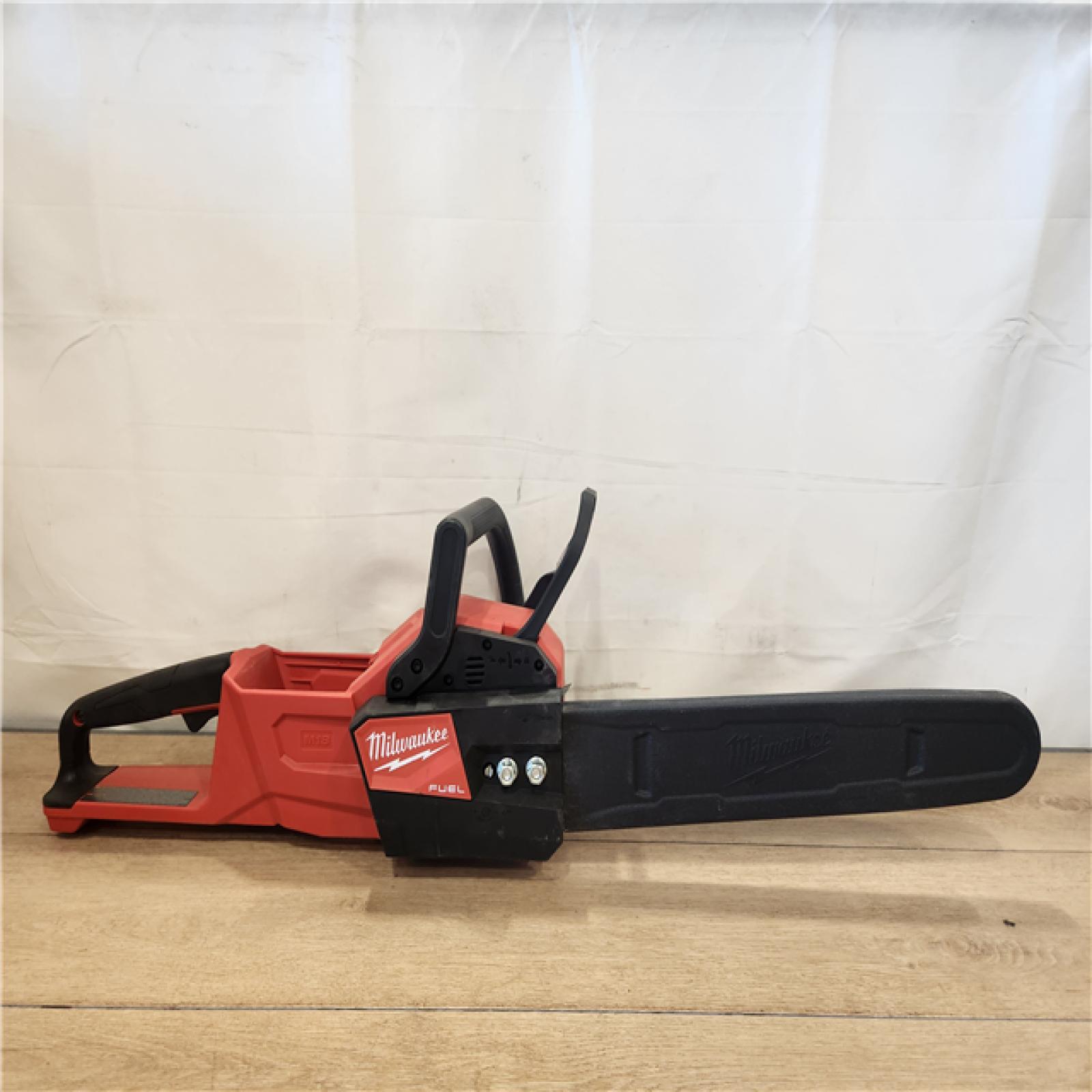 AS-IS- Milwaukee FUEL 16 in. 18V Lithium-Ion Brushless Battery Chainsaw (Tool-Only)