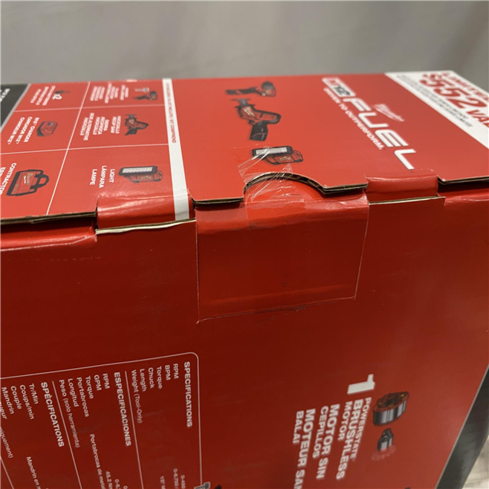 NEW - Milwaukee FUEL 12-Volt Li-Ion Brushless Cordless Hammer Drill (3-Tool) Combo Kit