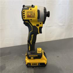 AS-IS - DeWALT ATOMIC 20V Max Lithium-Ion Brushless Cordless Compact 1/4 in. Impact Driver Kit