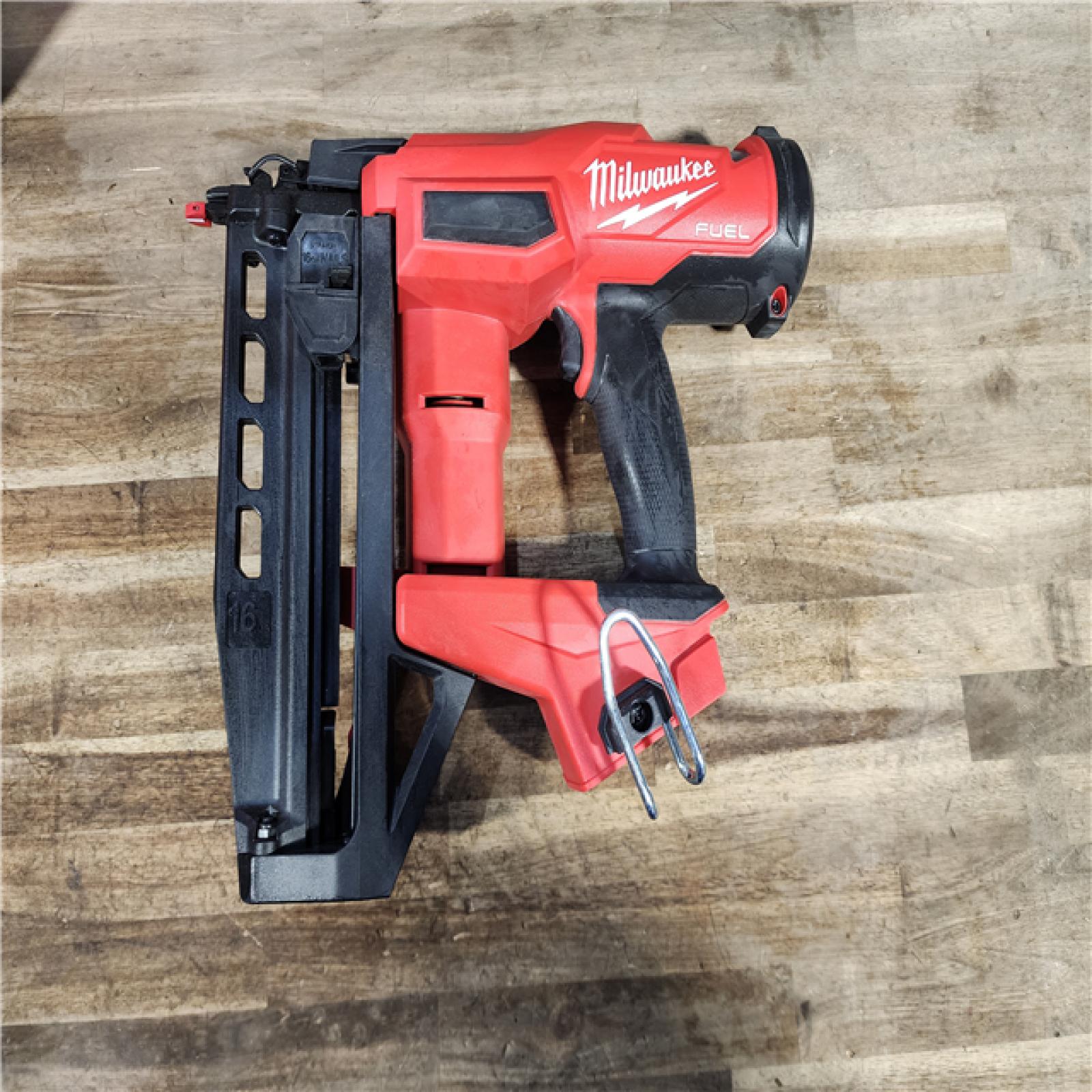 HOUSTON LOCATION - AS-IS MILWAUKEE 16 GAUGE STRAIGHT FINISH NAILER (TOOL ONLY)