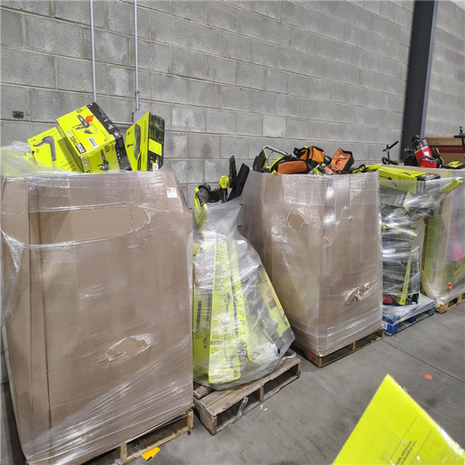 Pittston Location As-Is Power Tools Partial Truckload (14 Pallets) 9831-B