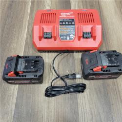 AS-IS Milwaukee   Kit with Two XC 8.0 Ah Battery and Dual Bay Rapid Charger