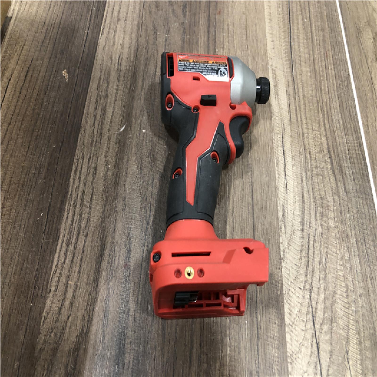 AS-IS Milwaukee 18V Lithium-Ion Brushless Cordless 1/4 in. Compact Impact Driver (Tool Only)