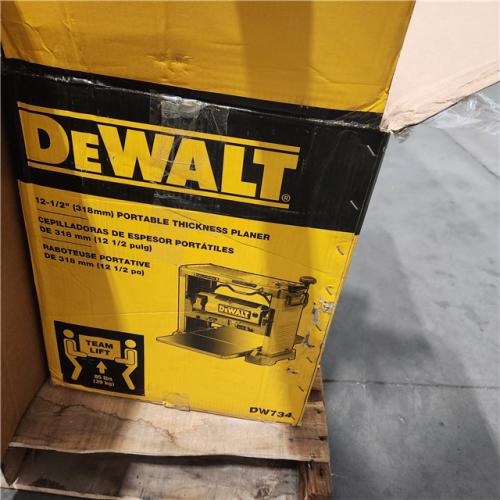 As-Is- DEWALT 15 Amp Corded 12.5 in. Bench Planer