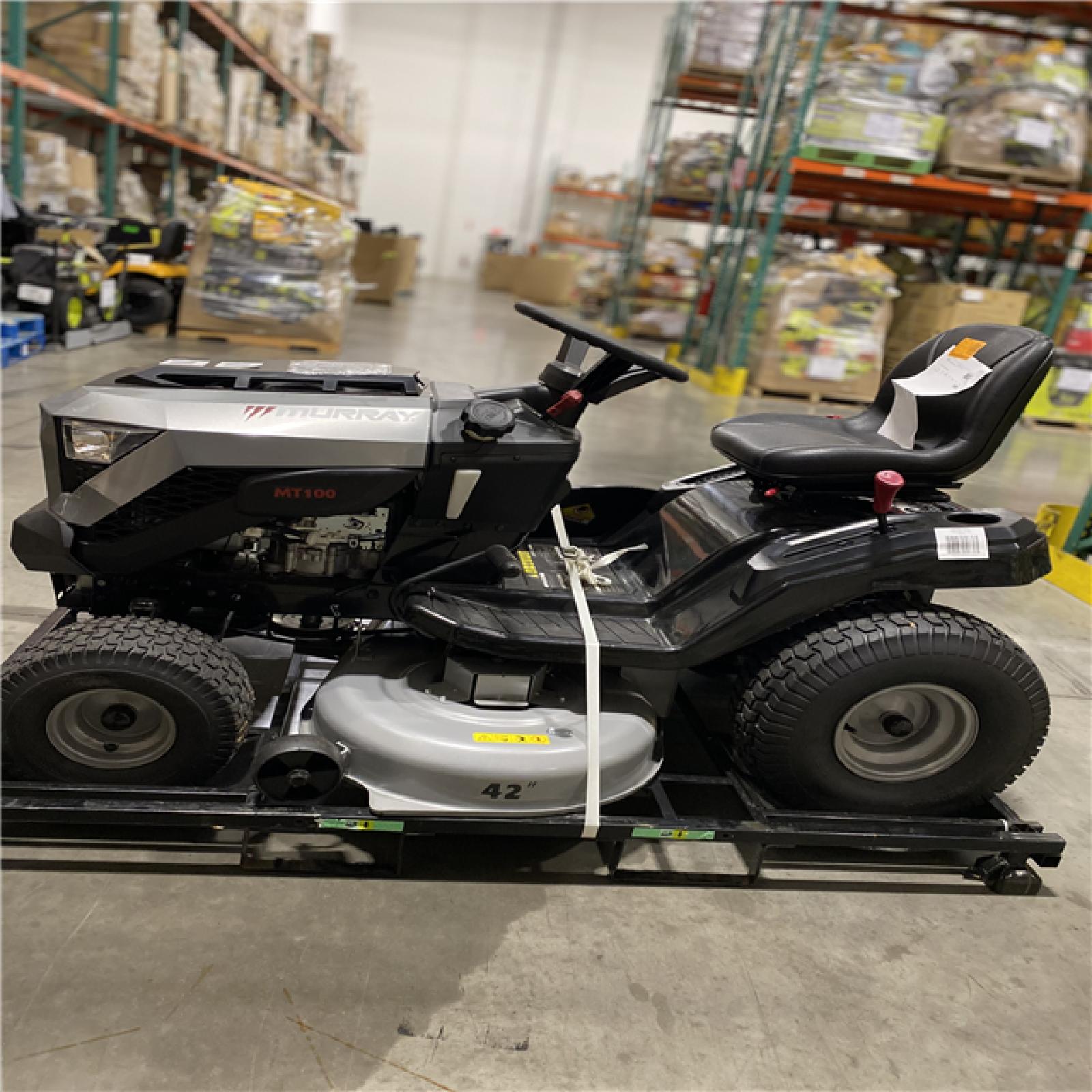 Dallas Location - As-Is Murray MT100 42 in. 13.5 HP 500cc Gas Riding Lawn Tractor Mower