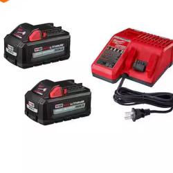 NEW! - Milwaukee M18 18-Volt Lithium-Ion High Output Starter Kit with Two 6.0 Ah Battery and Charger