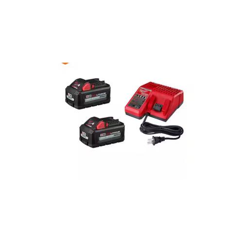 NEW! - Milwaukee M18 18-Volt Lithium-Ion High Output Starter Kit with Two 6.0 Ah Battery and Charger