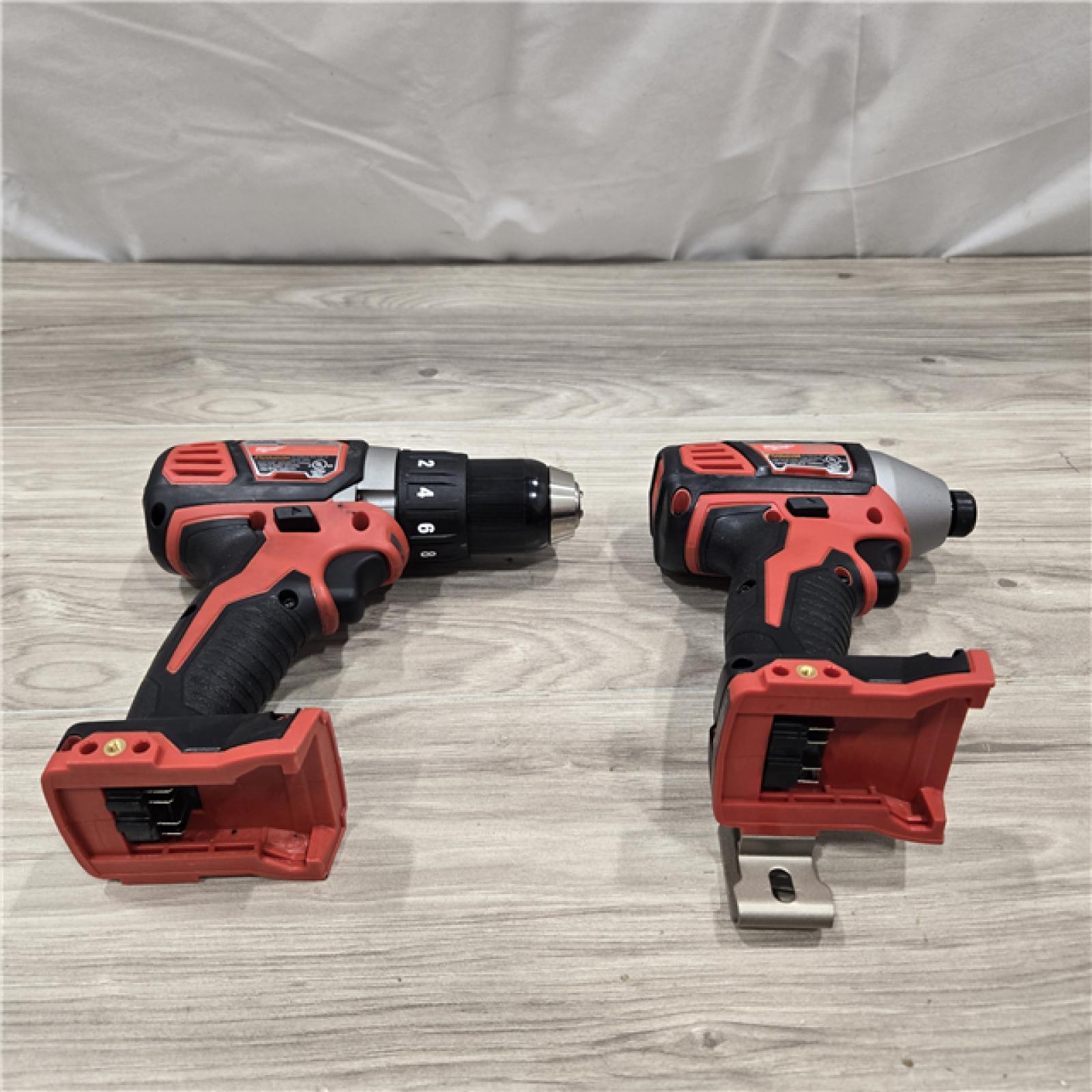 AS-IS Milwaukee 18V Cordless 2-Tool Drill/Driver and Impact Driver Kit