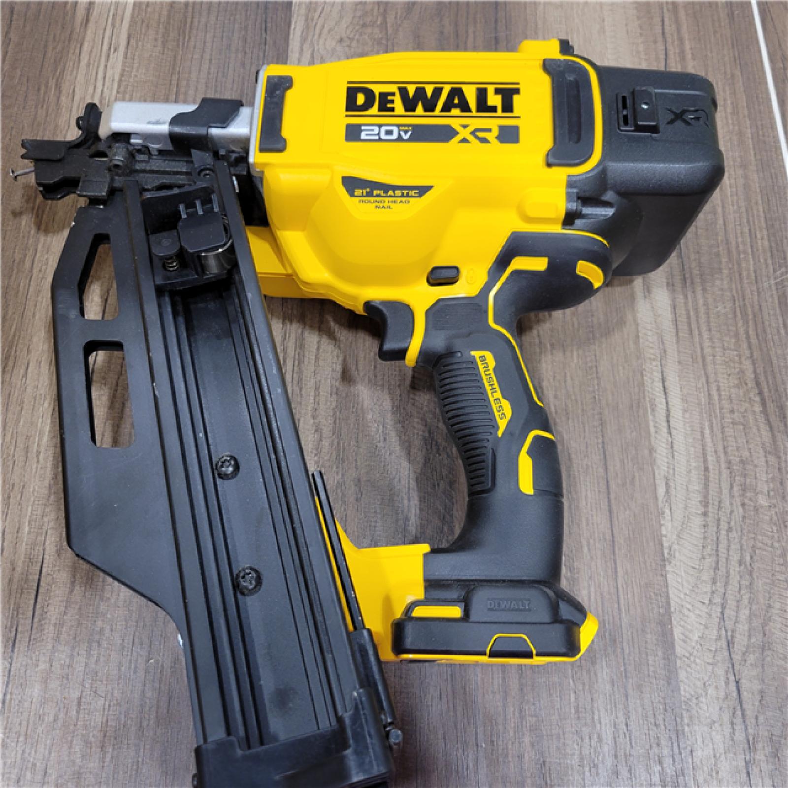 AS-IS DEWALT 20-Volt 21Â° Cordless Framing Nailer (Tool-Only)