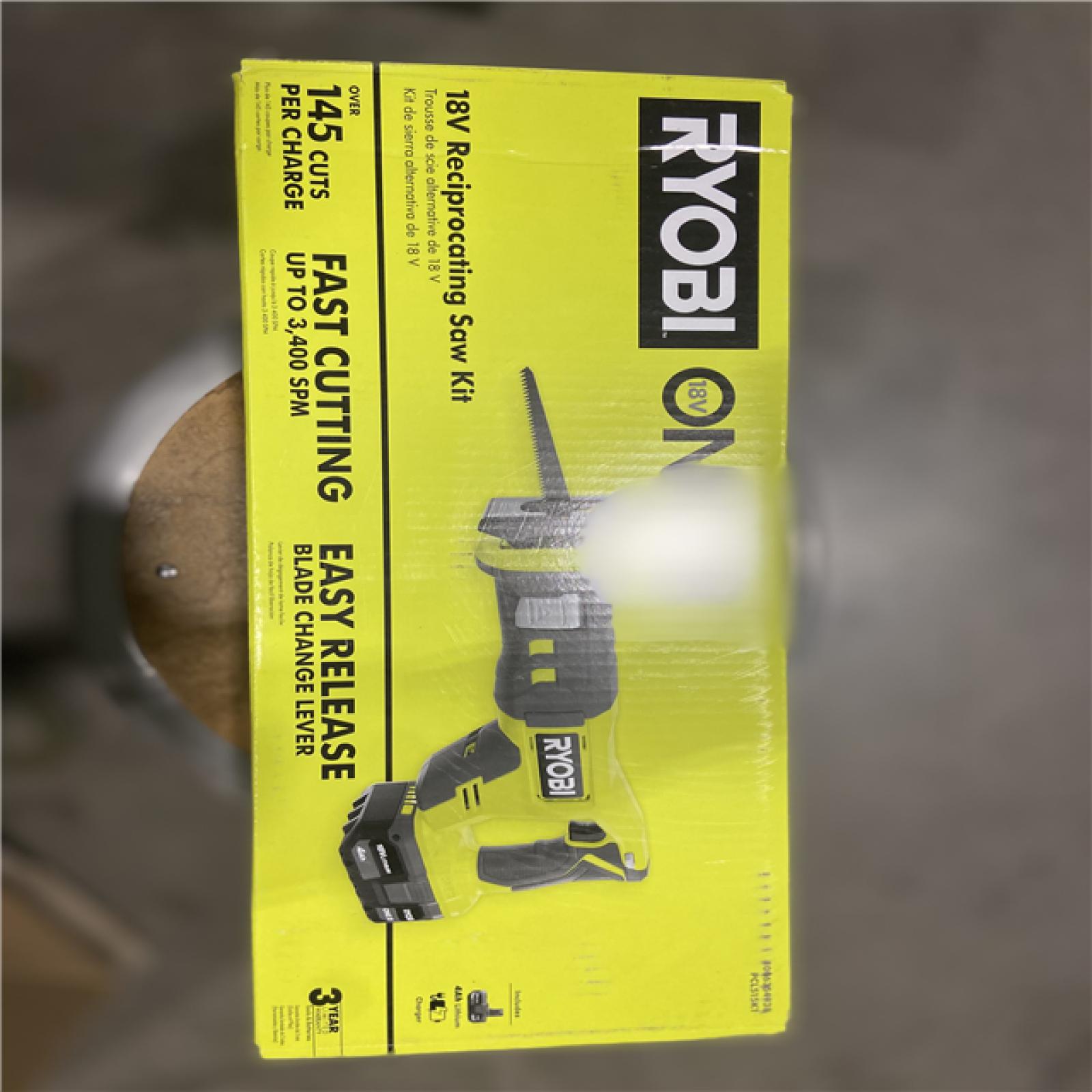 NEW! - RYOBI ONE+ 18-Volt Cordless Reciprocating Saw Kit