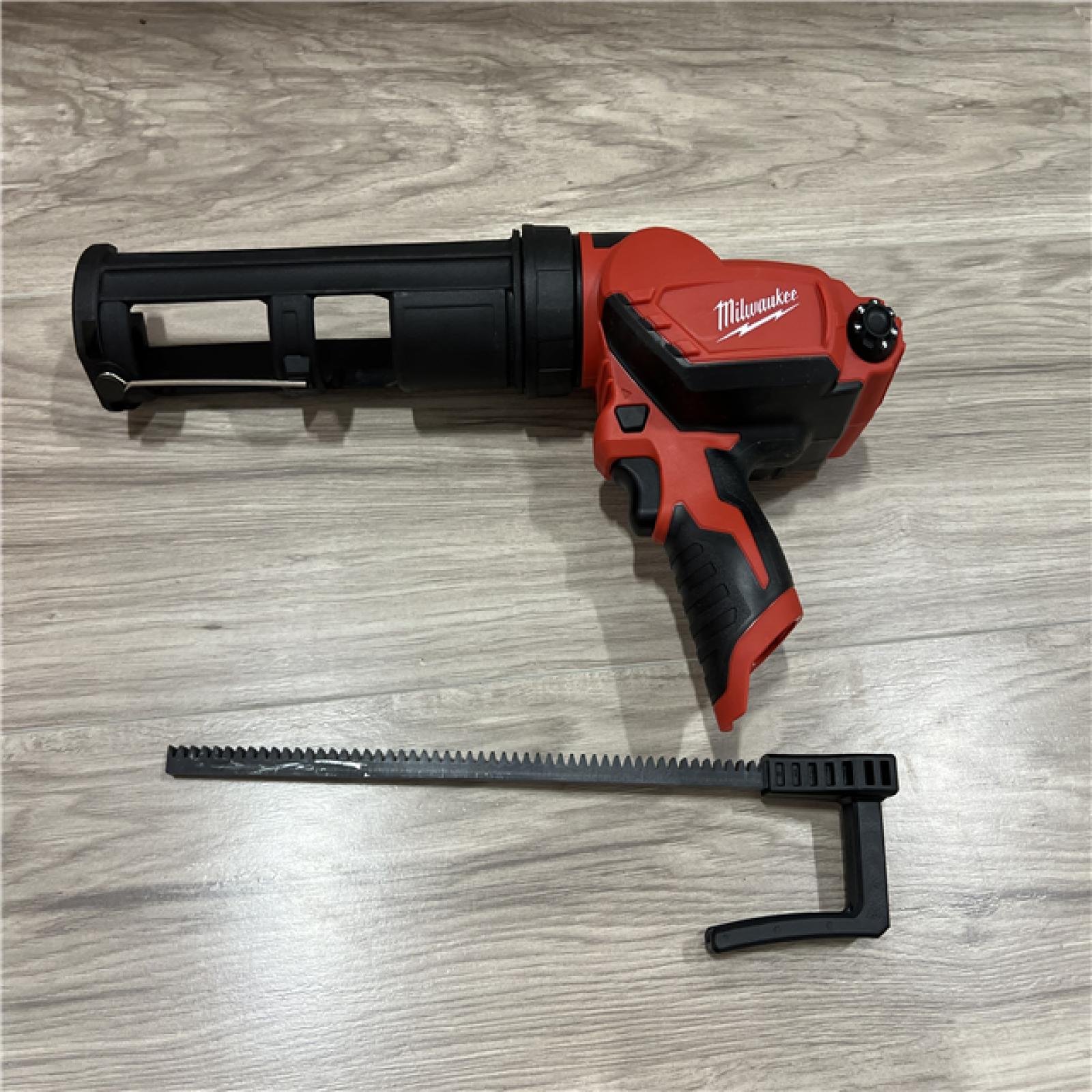 AS-IS Milwaukee 12V Lithium-Ion Cordless 10 oz. Adhesive and Caulk Gun (Tool-Only)