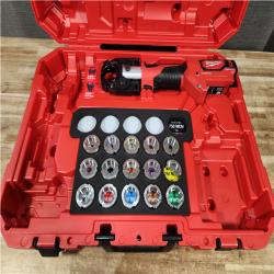 HOUSTON LOCATION - AS - IS FORCELOGIC M18 600 MCM CRIMPER W/ #8 - 600 MCM CU DIES