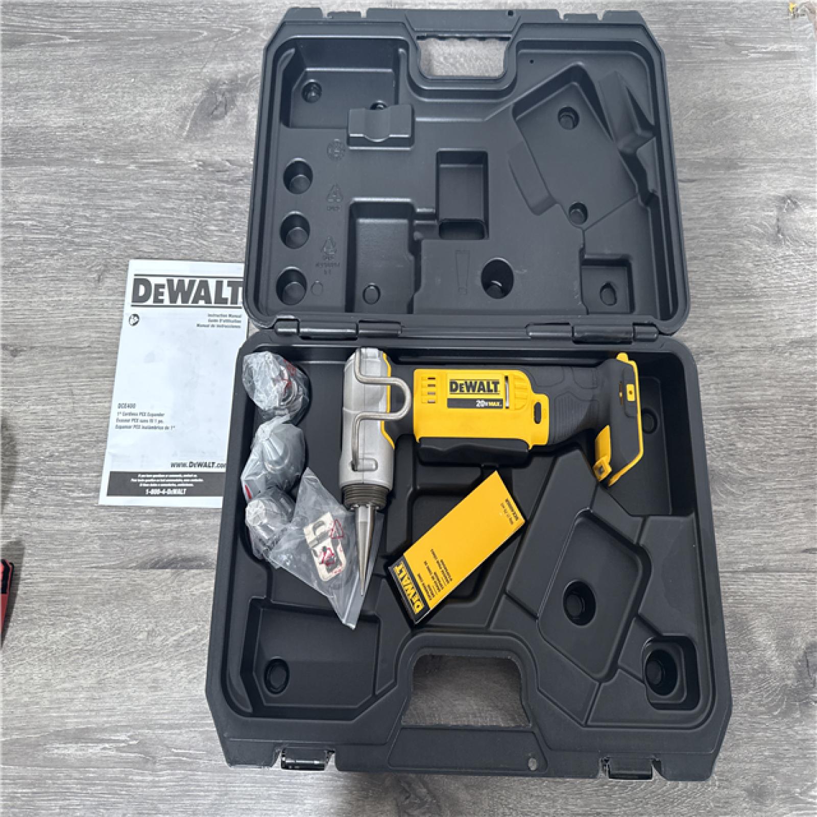 CALIFORNIA AS IS DCE400 CORDLESS PEX EXPANDER NO BATTERY