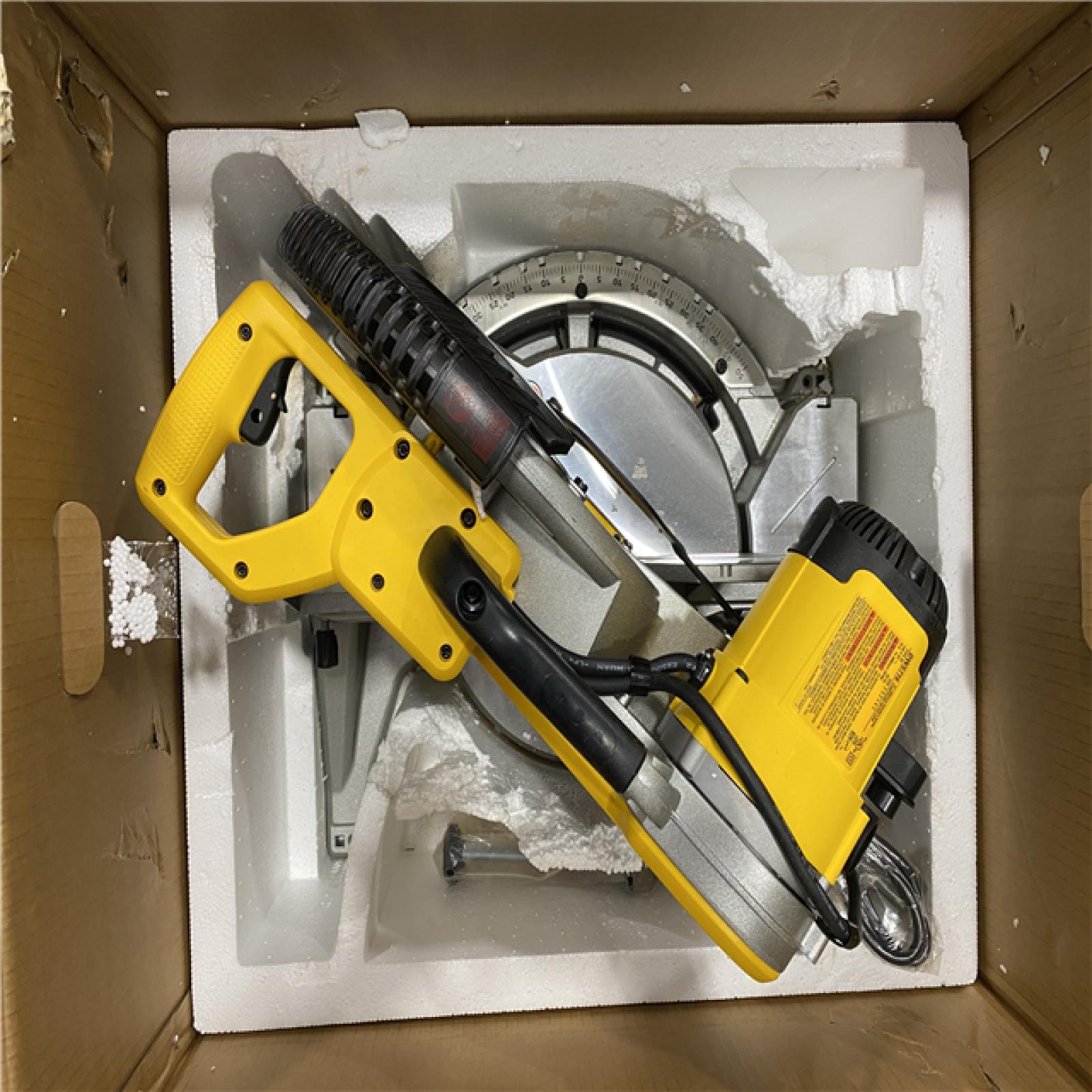 AS-IS DeWalt 15 Amp Corded 12 in. Compound Double Bevel Miter Saw