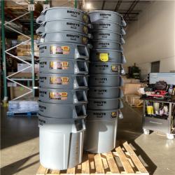 DALLAS LOCATION - Rubbermaid Mixed Commercial Trash Cans
