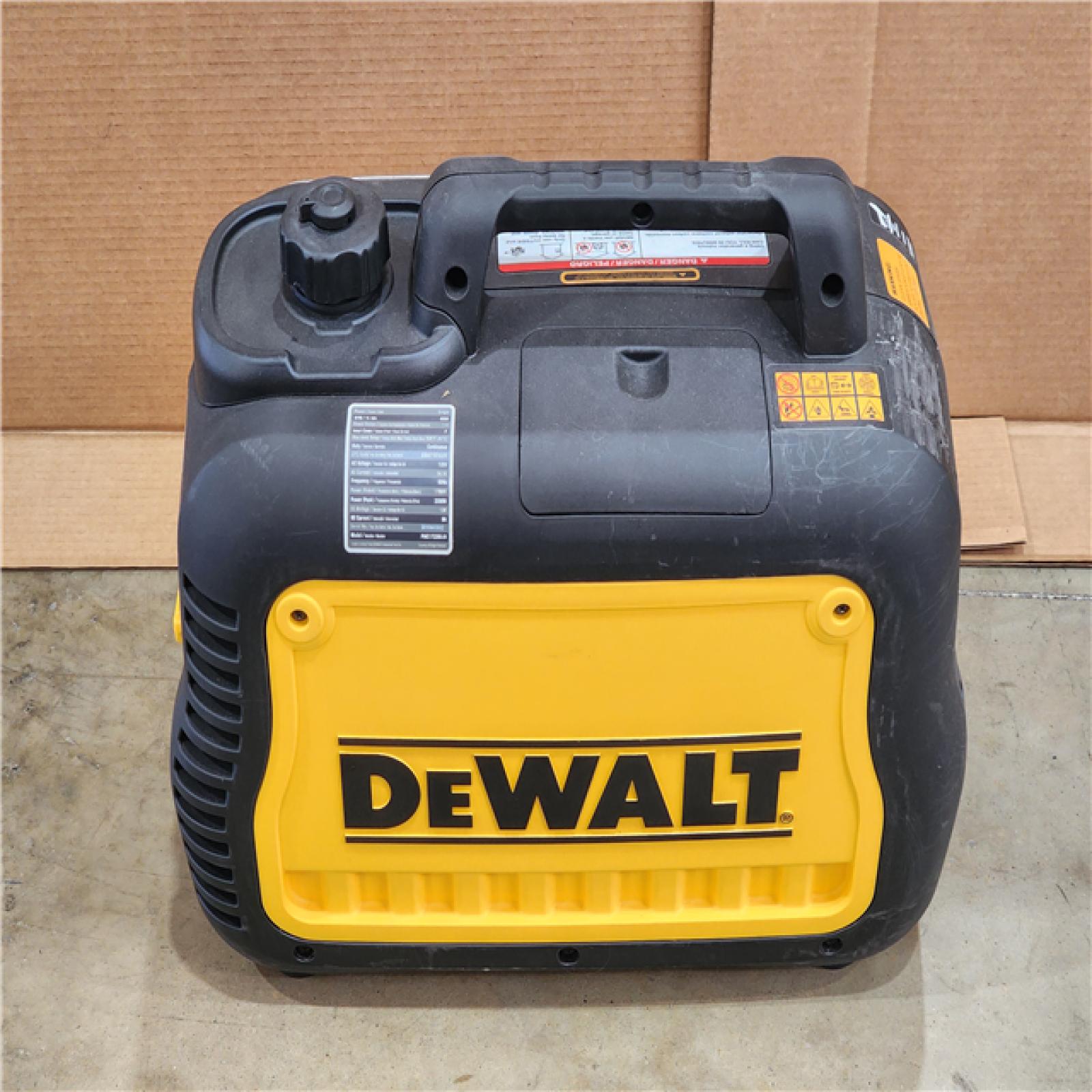 HOUSTON LOCATION - AS-IS DeWALT PMC172200 2200w Gasoline Inverter Generator W/ Auto Throttle CO-PROTECT