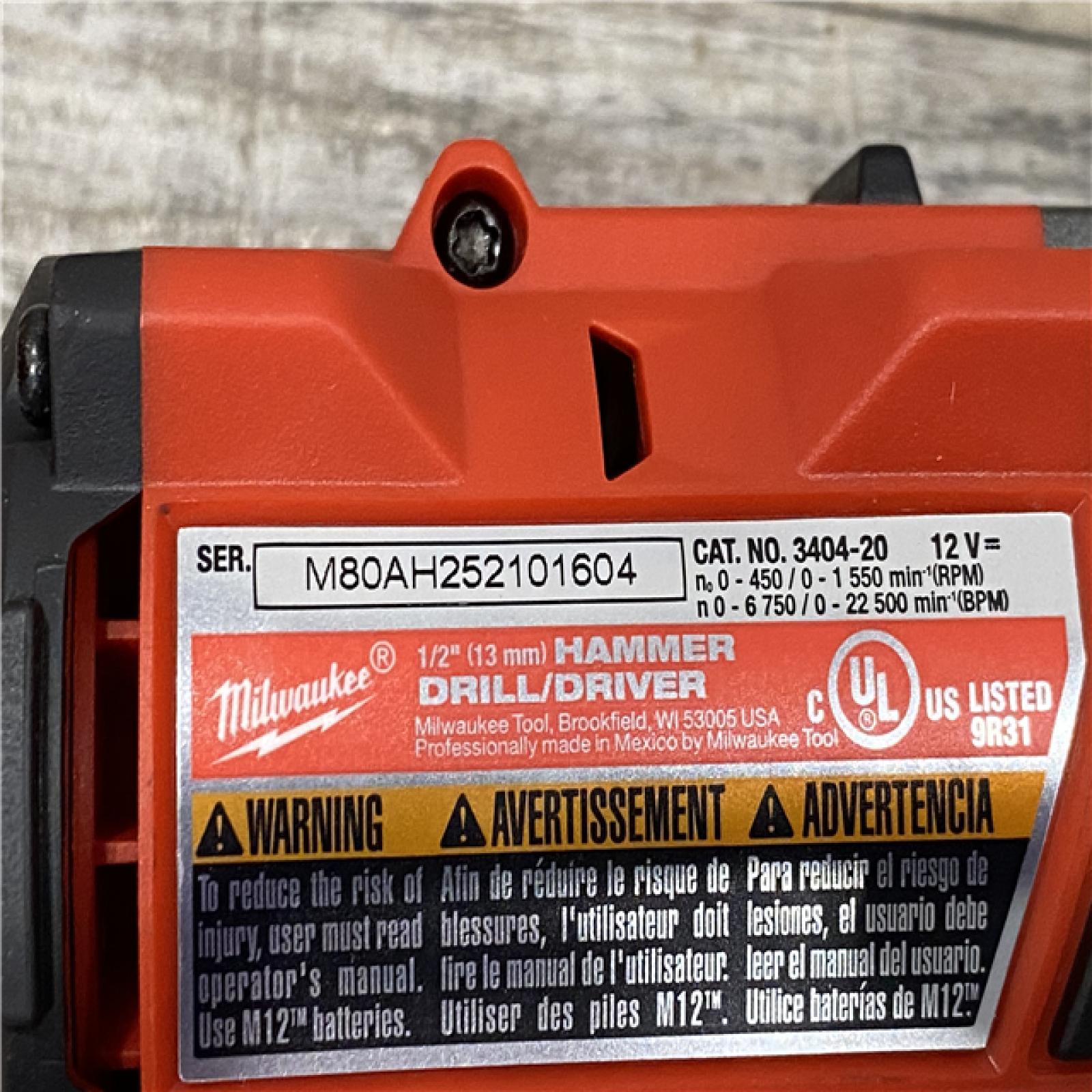 AS-IS Milwaukee FUEL 12-Volt Lithium-Ion Brushless Cordless Hammer Drill and Impact Driver Combo Kit