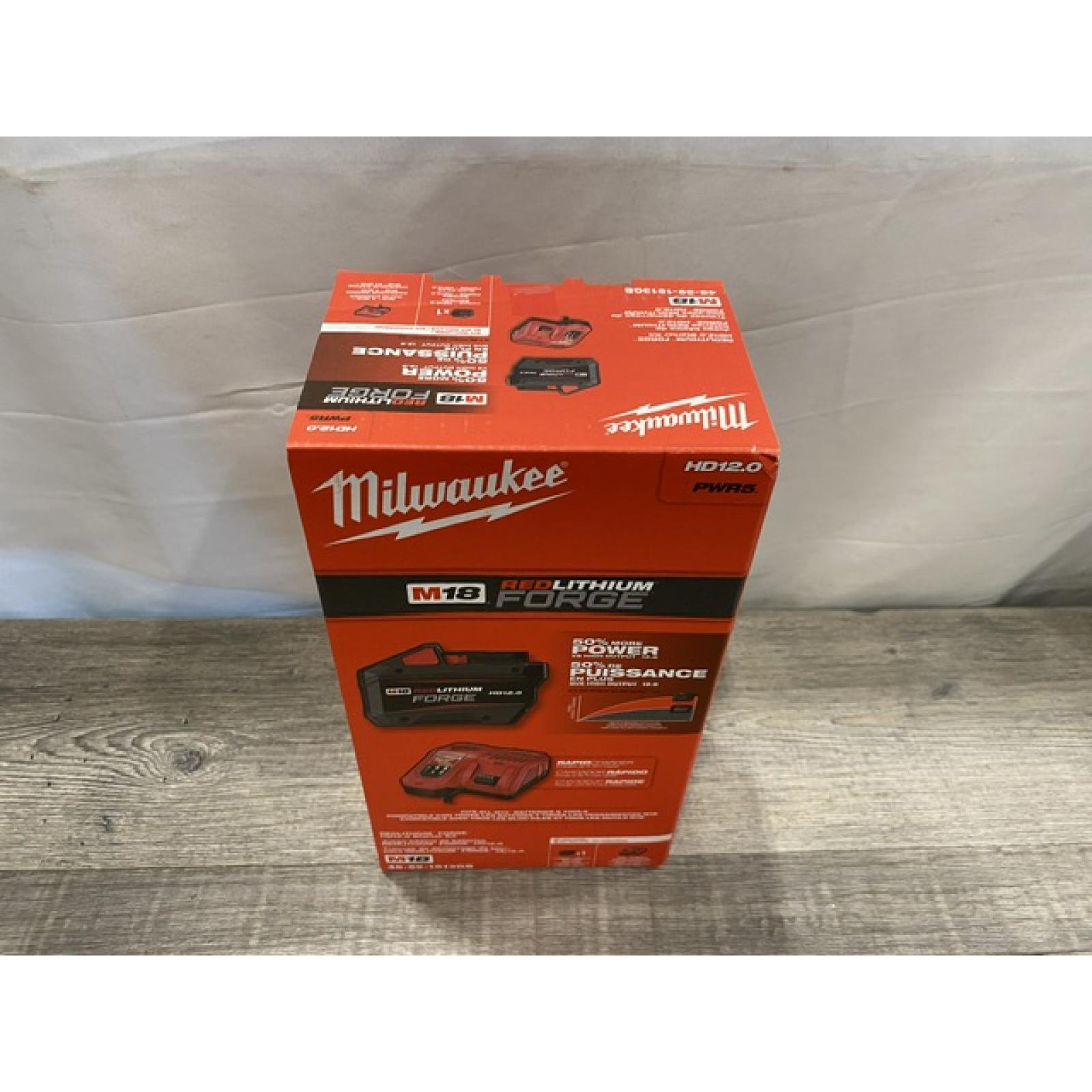 NEW - Milwaukee 18-Volt Lithium-Ion REDLITHIUM FORGE Starter Kit