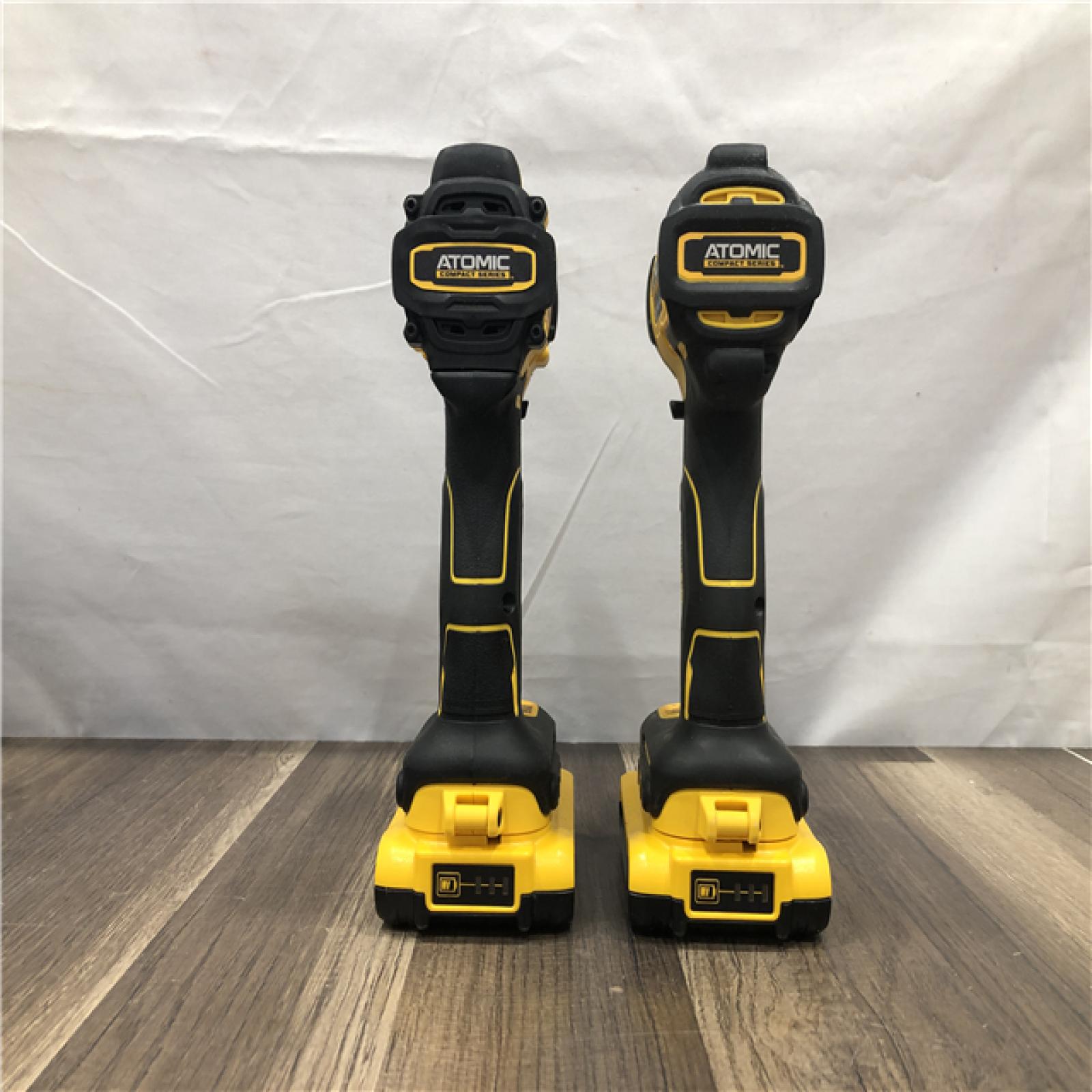 AS-IS DEWALT ATOMIC 20-Volt MAX Lithium-Ion Cordless Combo Kit